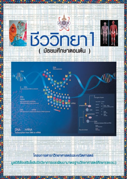 ชีววิทยา 1 (มัธยมศึกษาตอนต้น) :โครงการตำราวิทยาศาสตร์และคณิตศาสตร์มูลนิธิ สอวน.