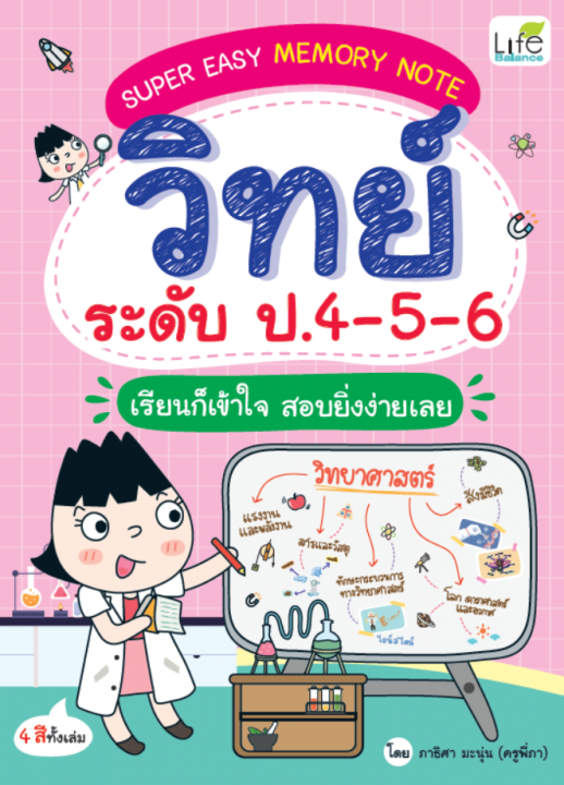 SUPER EASY MEMORY NOTE วิทย์ ระดับ ป.4-5-6 เรียนก็เข้าใจ สอบยิ่งง่ายเลย