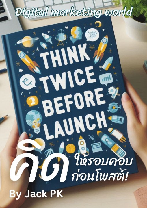 Think Twice Before Launch คิดให้รอบครอบก่อนโพสต์! | ศูนย์หนังสือจุฬาฯ