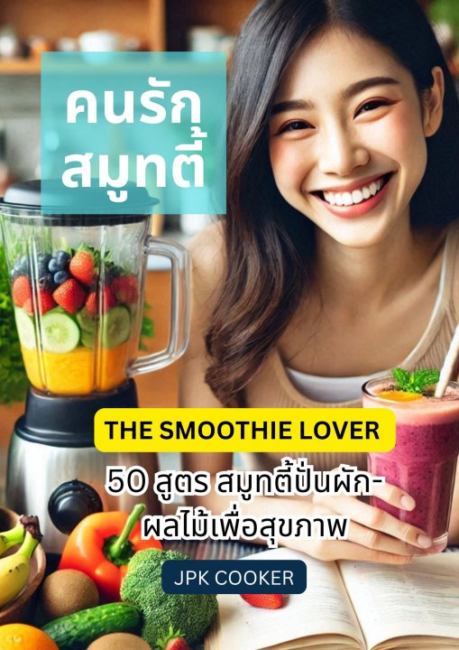 คนรักสมูทตี้ 50 สูตร สมูทตี้ปั่นผัก-ผลไม้ปั่นเพื่อสุขภาพ