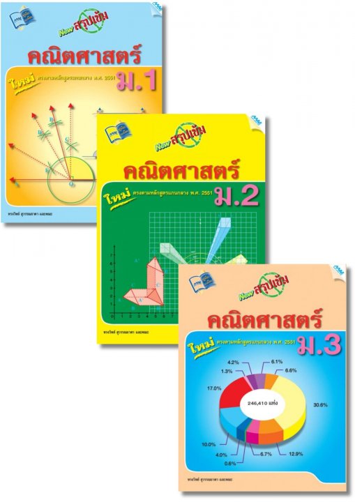 SET New สรุปเข้มคณิตศาสตร์ ม.1-3