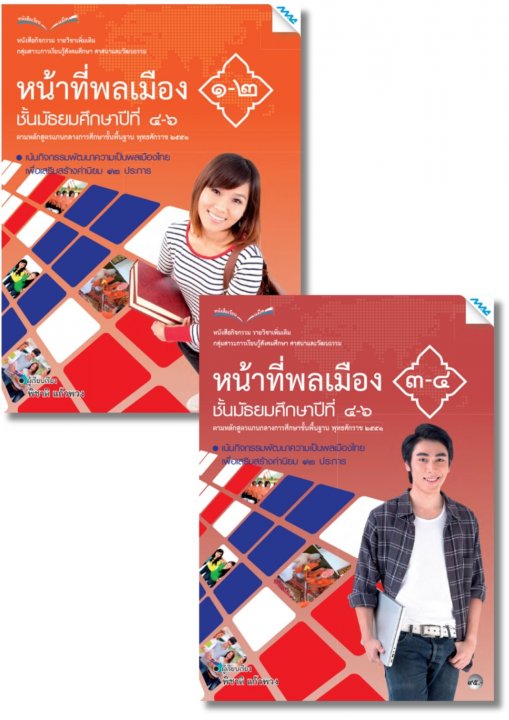SET หนังสือกิจกรรม หน้าที่พลเมือง ม.4-6