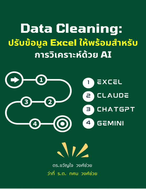 Data Cleaning :ปรับข้อมูล Excel ให้พร้อมสำหรับการวิเคราะห์ด้วย AI