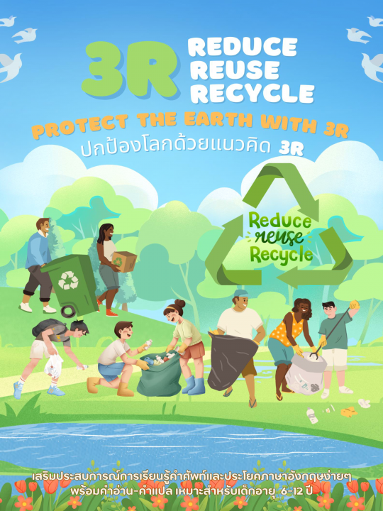 Reduce, Reuse, Recycle ปกป้องโลกด้วยแนวคิด 3R