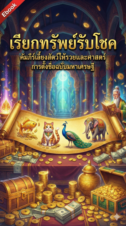 เรียกทรัพย์รับโชค คัมภีร์เลี้ยงสัตว์ให้รวยและศาสตร์การตั้งชื่อฉบับมหาเศรษฐี