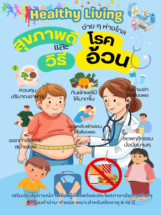 Healthy Living สุขภาพดีและวิธีง่ายๆห่างไกลโรคอ้วน
