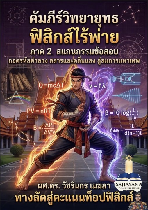 คัมภีร์วิทยายุทธ ฟิสิกส์ไร้พ่าย ภาค 2 สแกนกรรมข้อสอบ ถอดรหัสคำลวง สสารและคลื่นแสง สู่สมการมหาเทพ