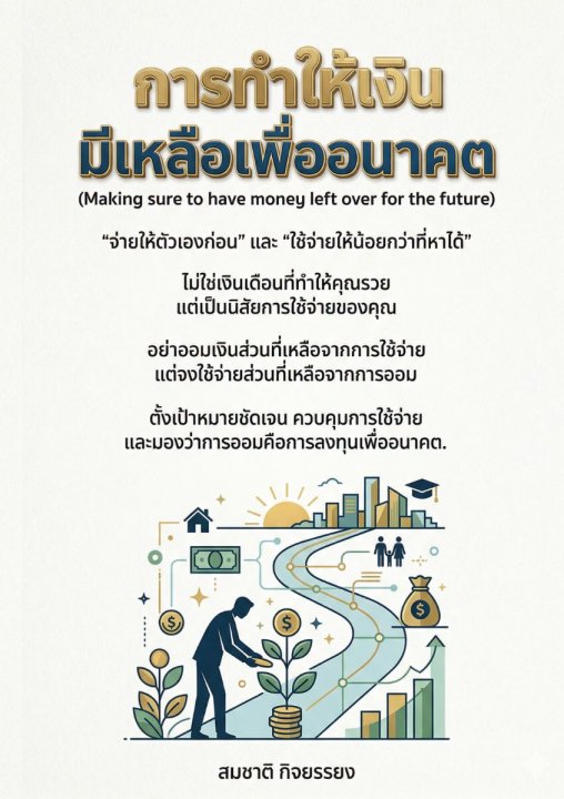 การทำให้เงินมีเหลือเพื่ออนาคต