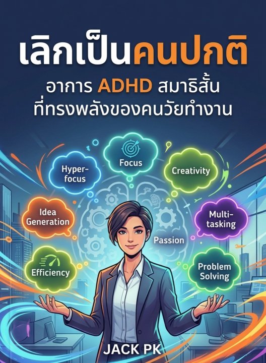 เลิกเป็นคนปกติ อาการ ADHD สมาธิสั้น ที่ทรงพลังของคนวัยทำงาน