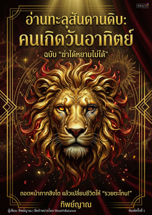 อ่านทะลุสันดานดิบคนเกิดวันอาทิตย์ :ฉบับฆ่าได้หยามไม่ได้