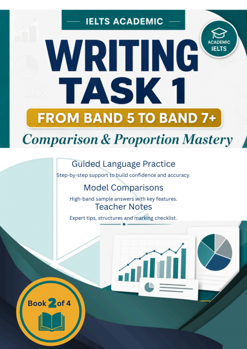IELTS Writing Task 1 Excellence Series: Comparison & Proportion Mastery (Book 2 of 4)