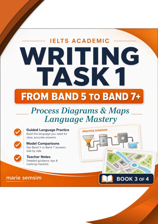 IELTS Writing Task 1 Excellence Series: Process Diagrams & Maps Language Mastery (Book 3 of 4)