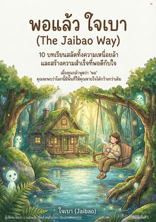 พอแล้ว ใจเบา (The Jaibao Way) :10 บทเรียนสลัดทิ้งความเหนื่อยล้า และสร้างความสำเร็จที่ พอดี กับใจ