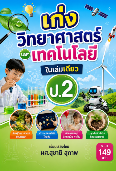 เก่งวิทยาศาสตร์และเทคโนโลยี ป.2 ในเล่มเดียว
