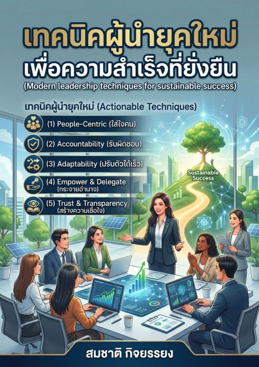 เทคนิคผู้นำยุคใหม่เพื่อความสำเร็จที่ยั่งยืน