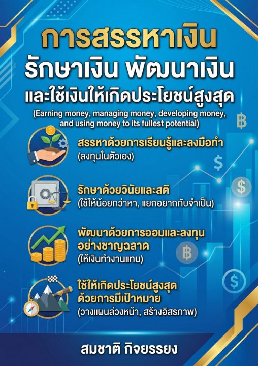 การสรรหาเงิน รักษาเงิน พัฒนาเงิน และใช้เงินให้เกิดประโยชน์สูงสุด
