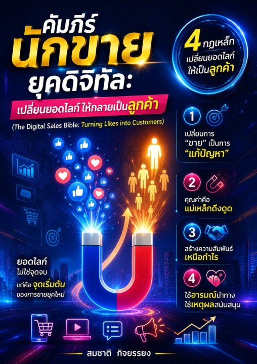 คัมภีร์นักขายยุคดิจิทัล เปลี่ยนยอดไลก์ให้กลายเป็นลูกค้า