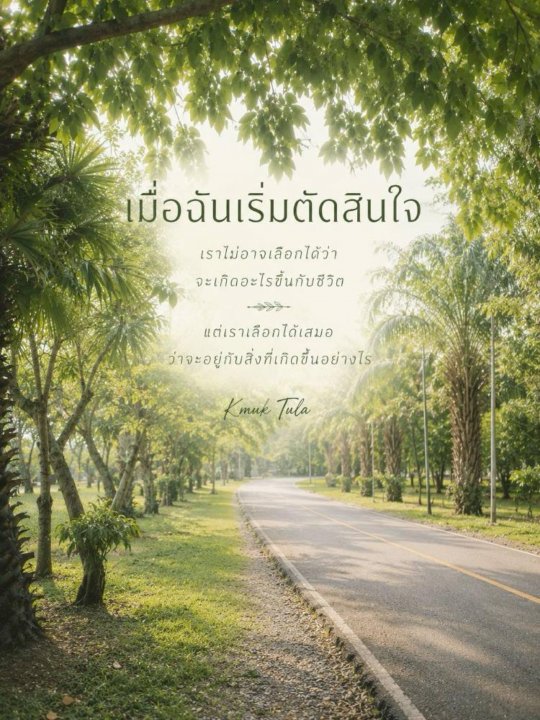 เมื่อฉันเริ่มตัดสินใจ