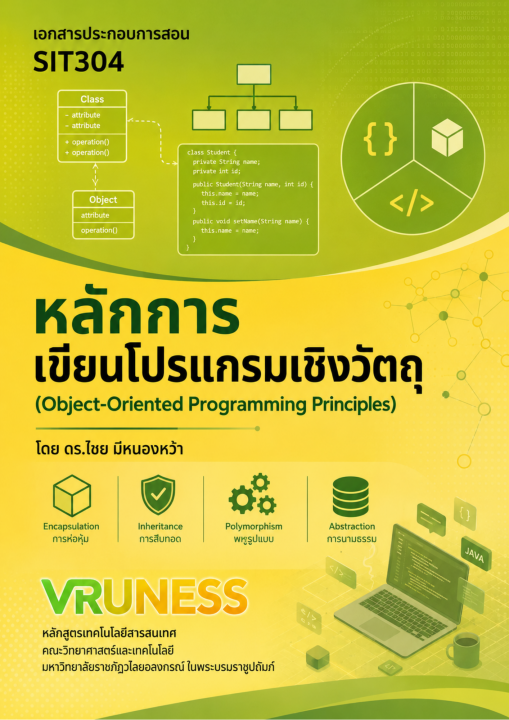 หลักการเขียนโปรแกรมเชิงวัตถุ (Object-Oriented Programming Principles)