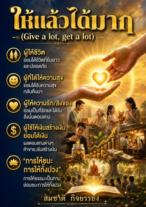 ให้แล้วได้มาก