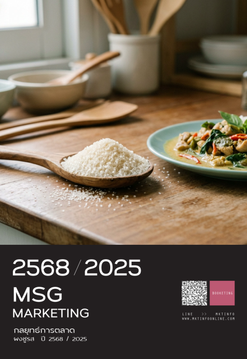 กลยุทธ์การตลาดผงชูรส ปี 2568